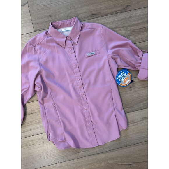Columbia Tops - COLUMBIA Women's PFG Tamiami II Long Sleeve Shirt Purple S Small NWT Omni wick